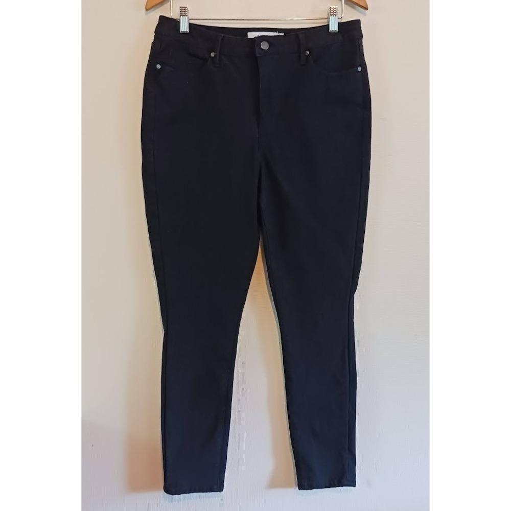 JustFab Womens Jeans Cotton Spandex Black Stretch size 34